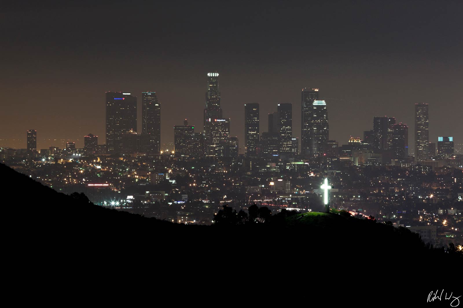 cross on cahuenga, cahuenga pass, photo