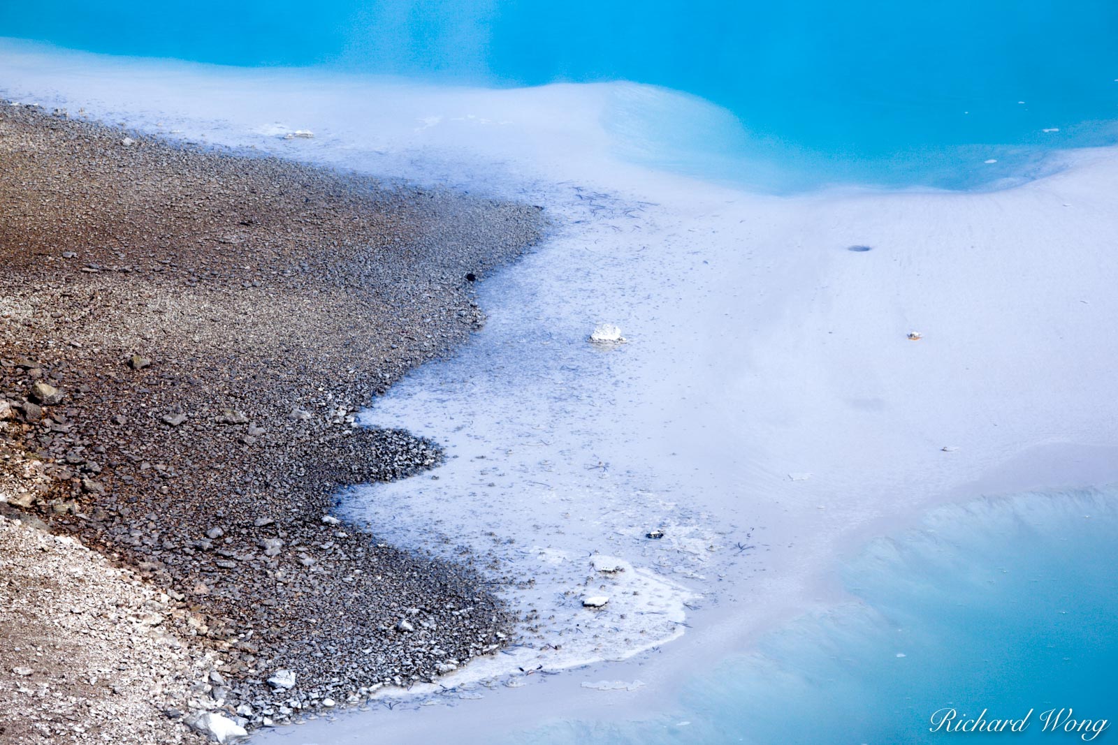 Colloidal Pool in Porcelain Basin at Norris Geyser Basin, Yellowstone National Park, Wyoming