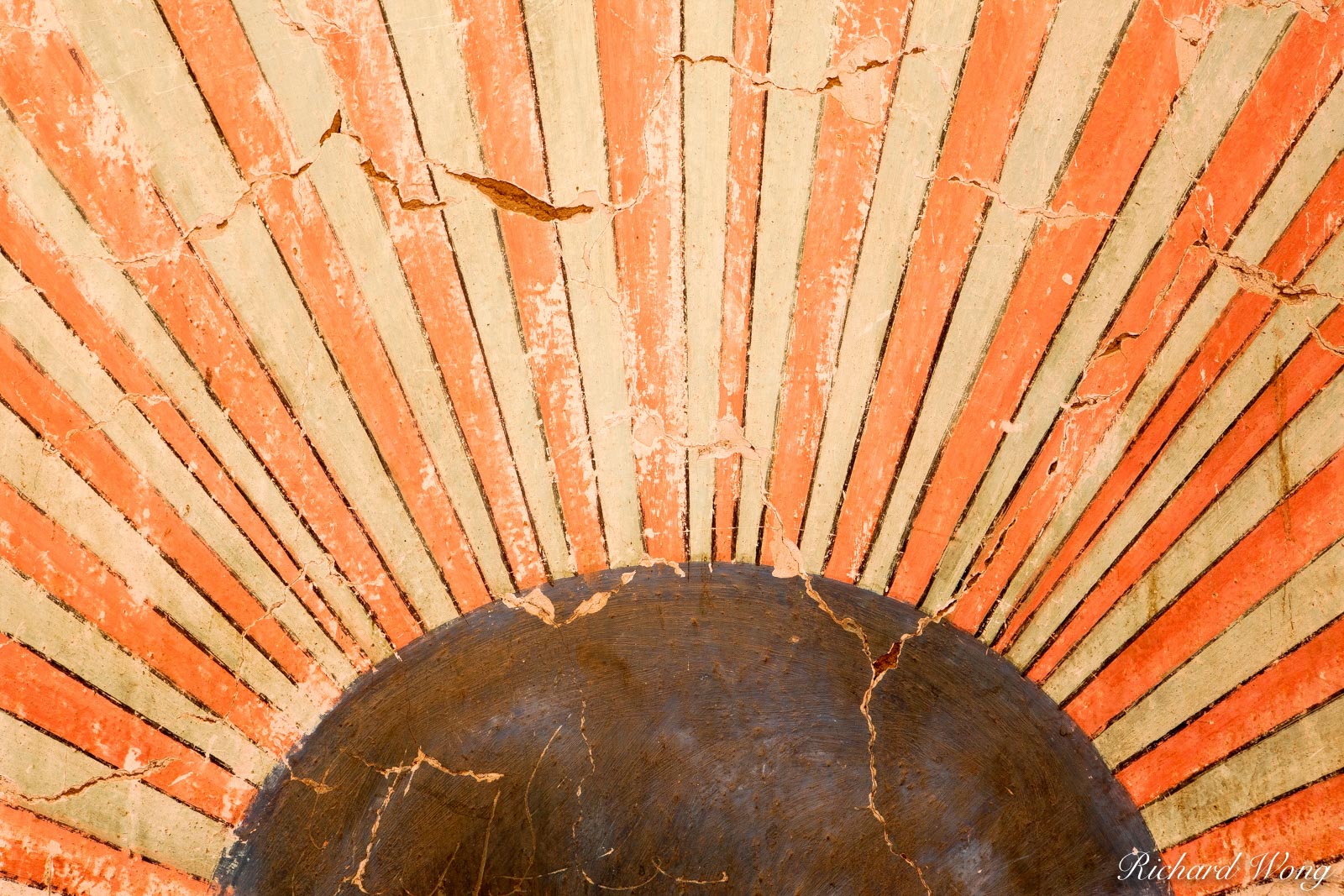 Original Munras Mural Inside Chapel at Mission San Miguel Arcangel, San Miguel, California