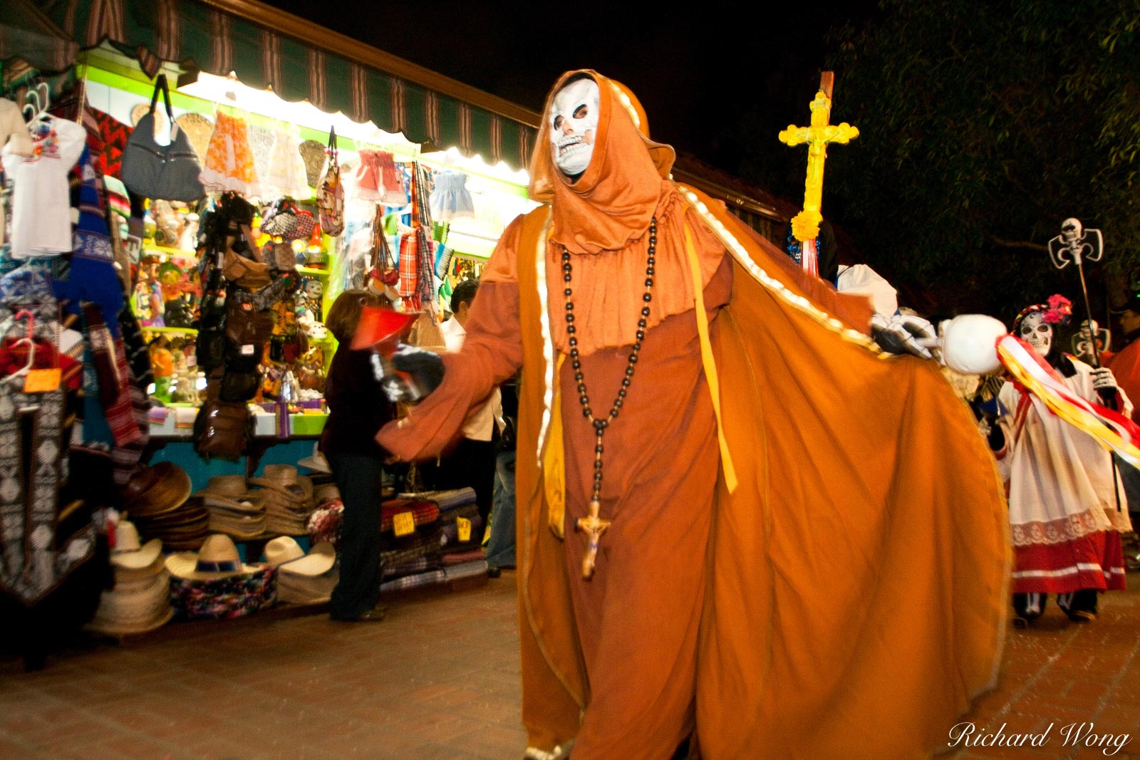 Dia de Los Muertos Novenaria (Day of the Dead Procession) at Olvera Street, photo