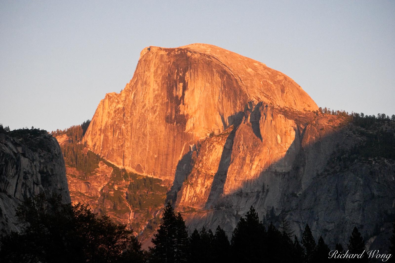 Half Dome Sunset from Cook's Meadow, Yosemite National Park, California