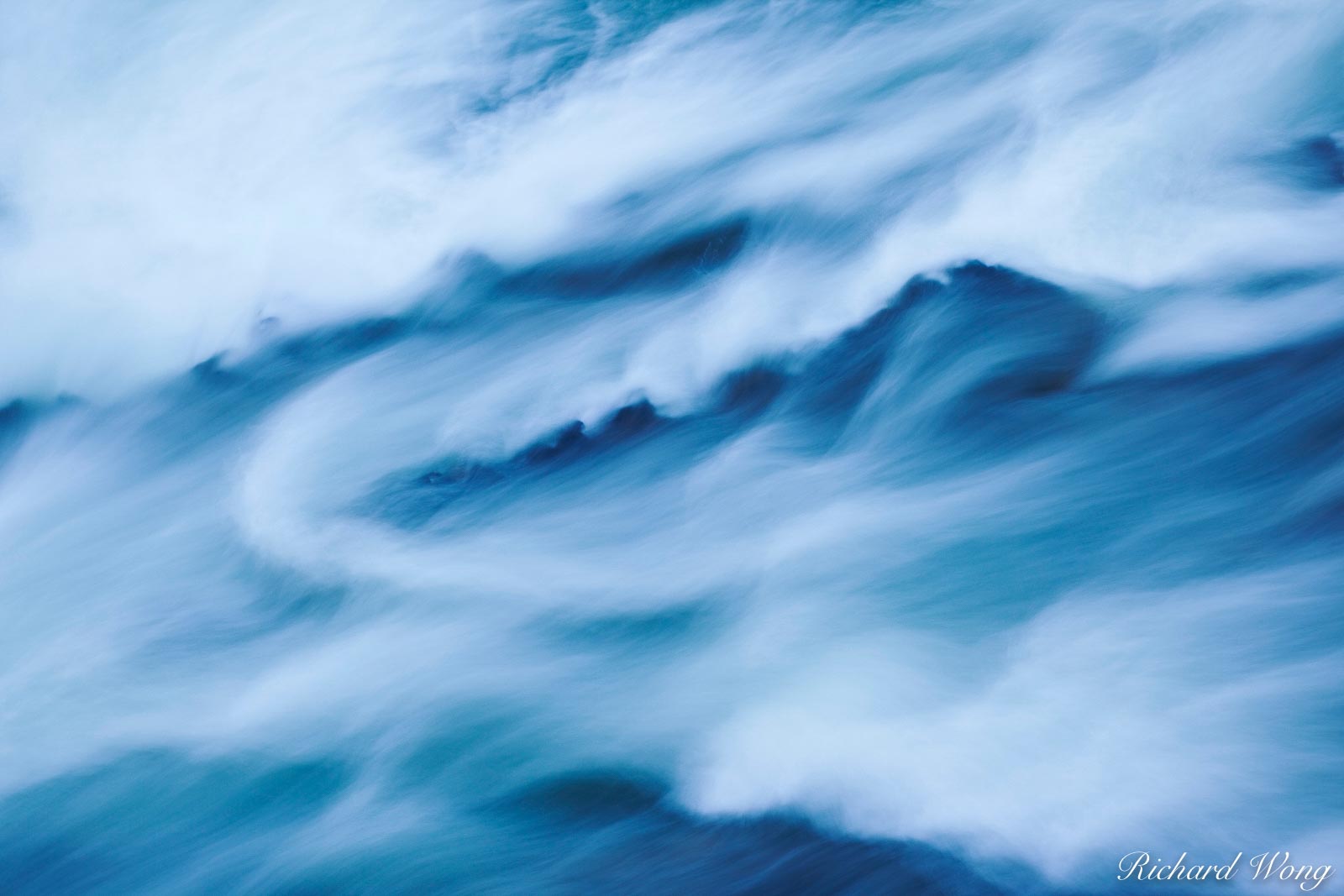 Bow Falls Water Abstract, Banff National Park, Alberta, Canada, photo