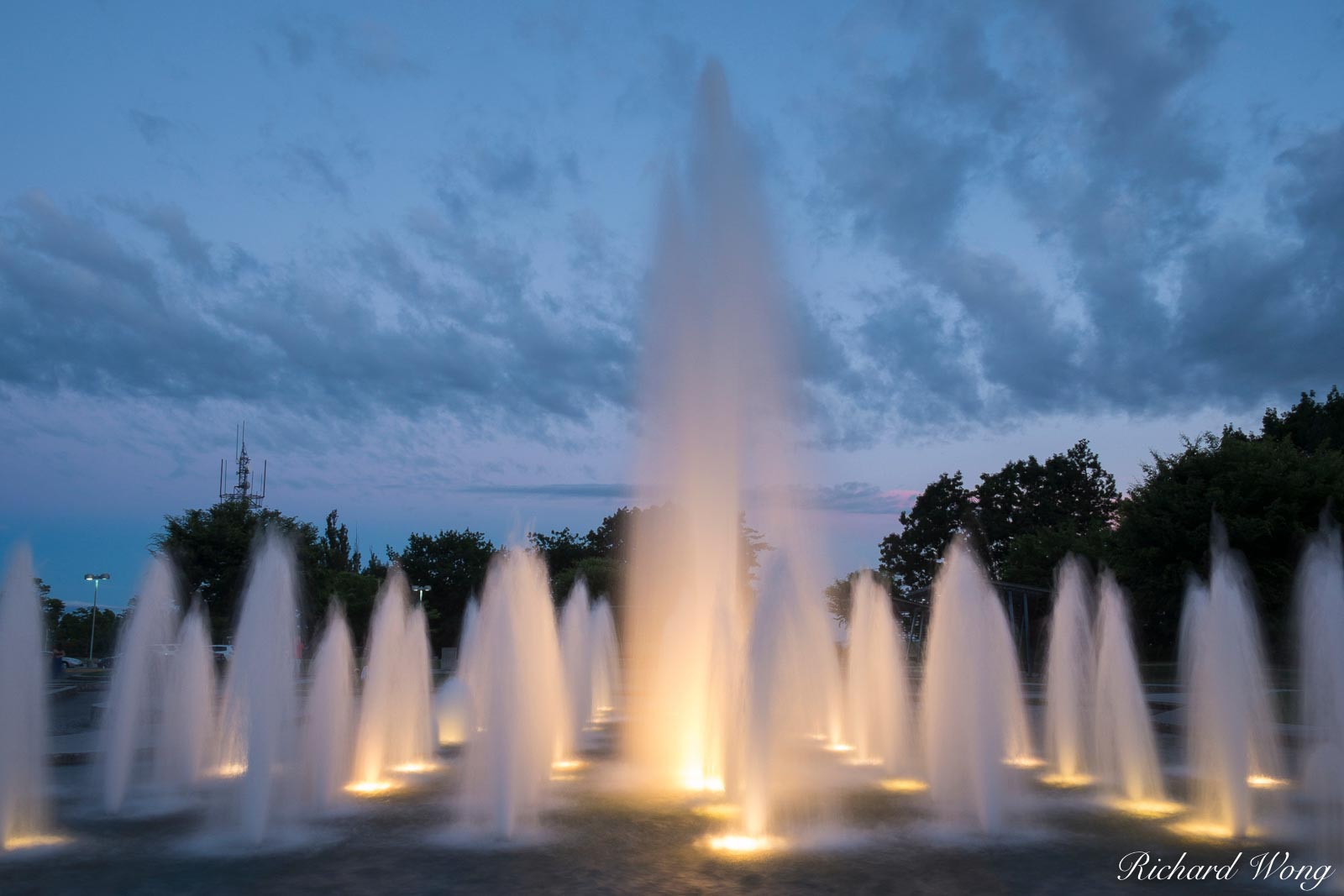 Dancing Waters Fountain at Queen Elizabeth Park, Vancouver, B.C.