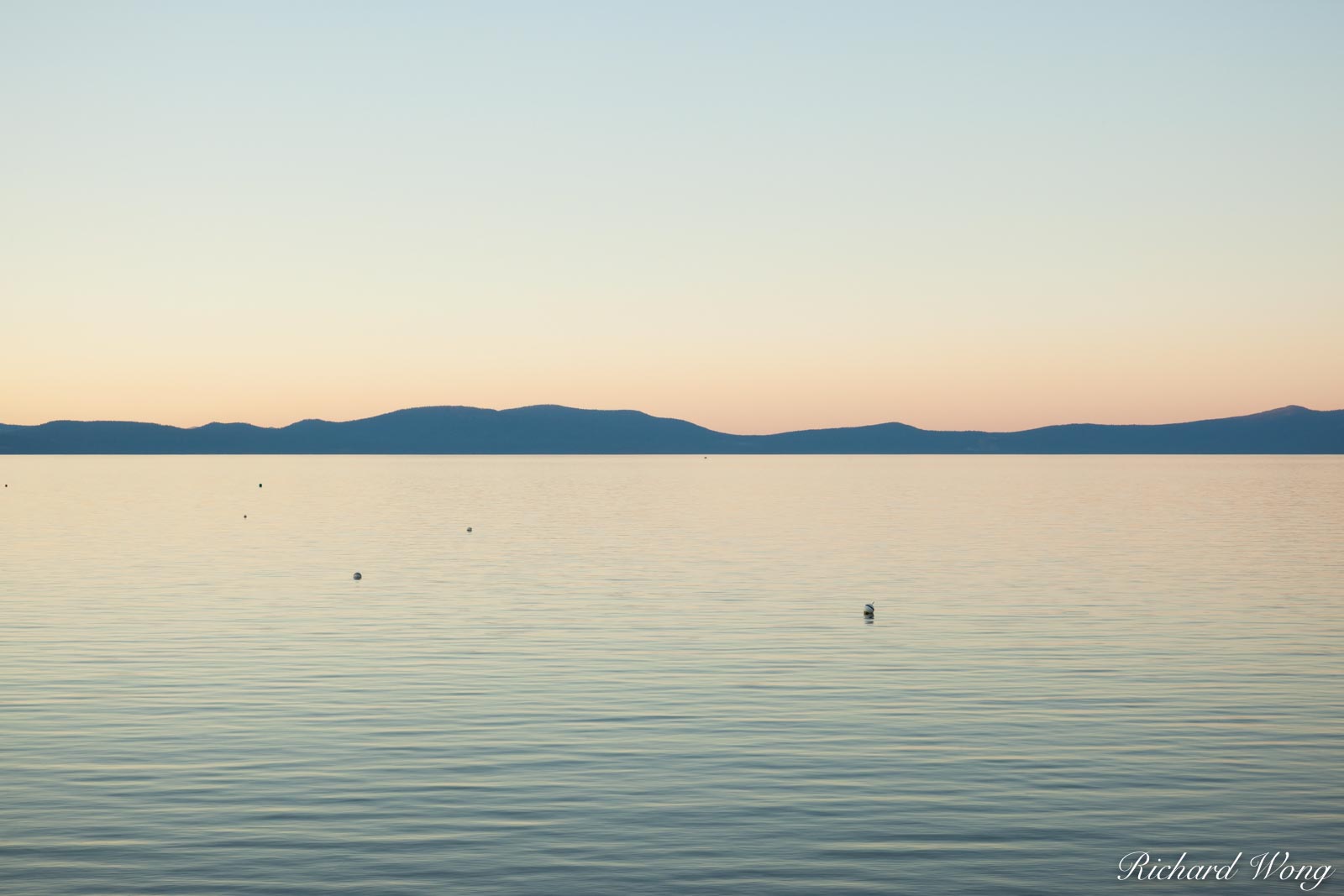 South Lake Tahoe at Sunset, California