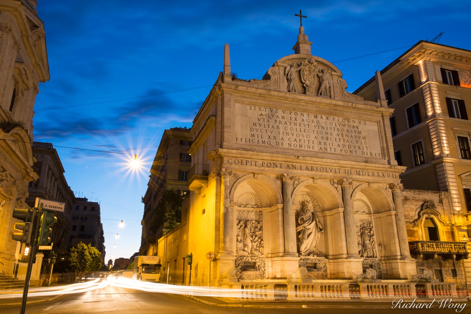 Fontana dell'Acqua Felice, Rome, Italy