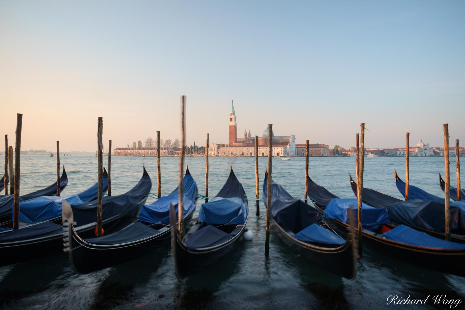 Servizio Gondole Sunrise at Piazza San Marco, Venice, Italy