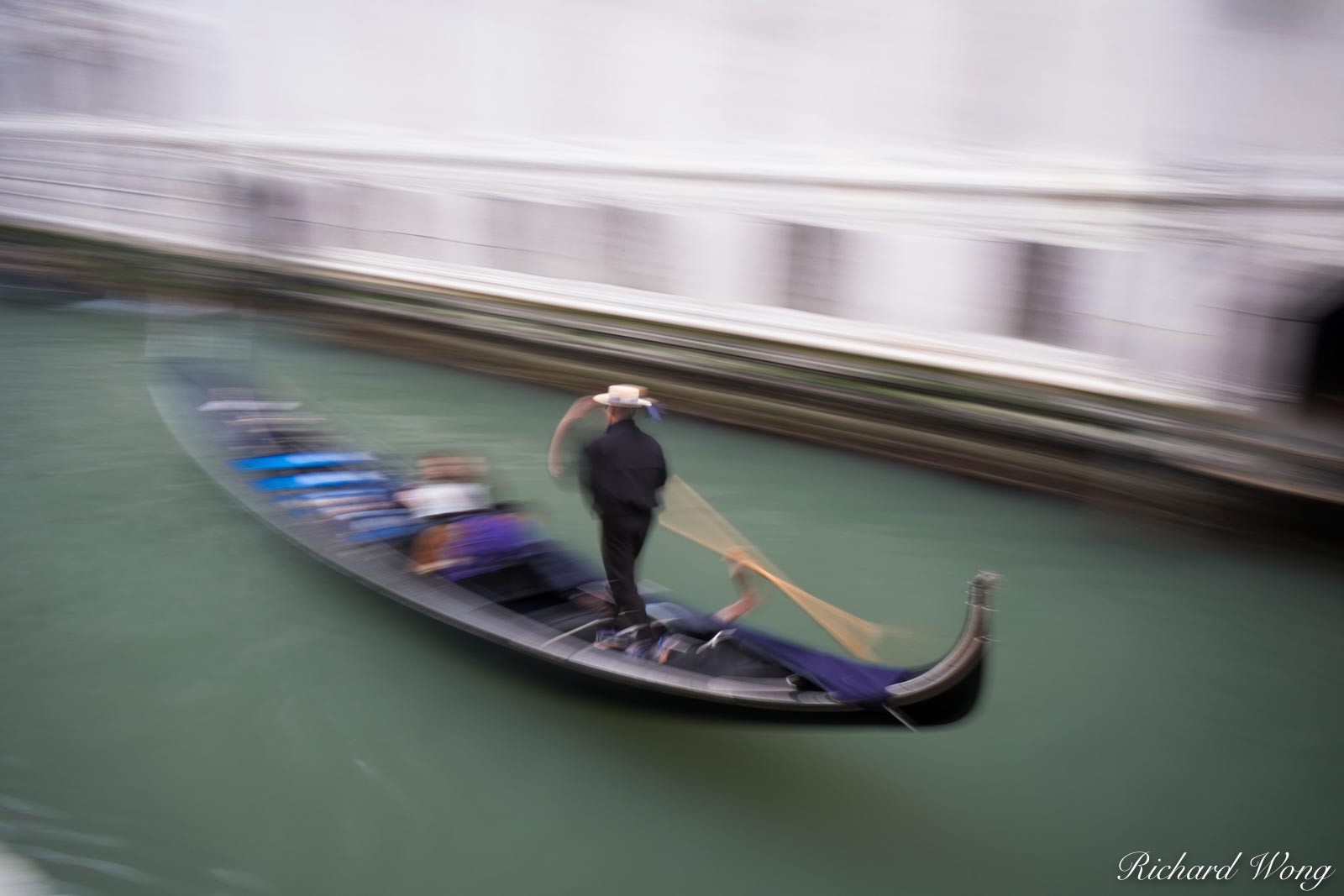 Gondola Ride Motion Blur, Venice, Italy