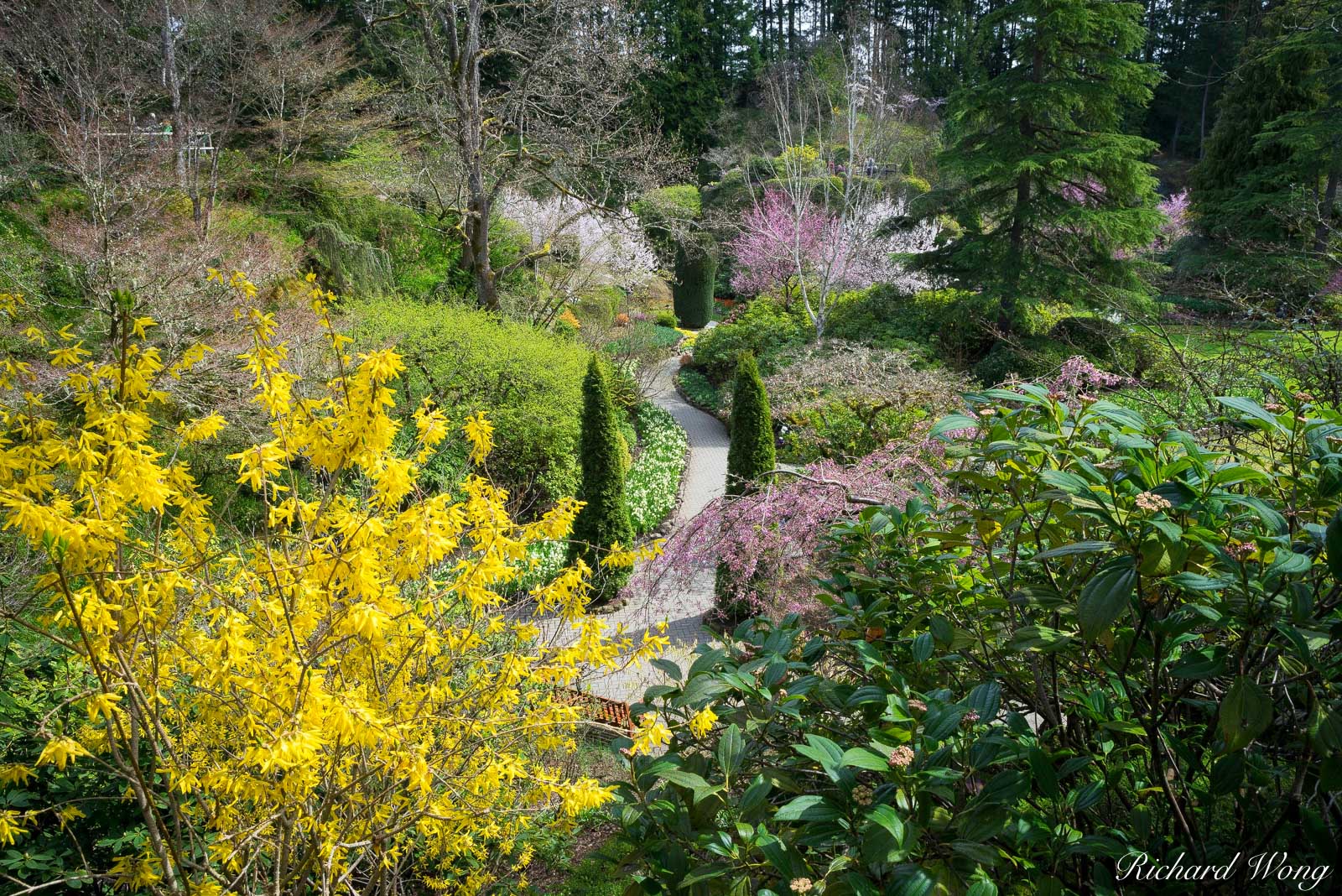 Sunken Garden - The Butchart Gardens, Vancouver Island, B.C, Canada