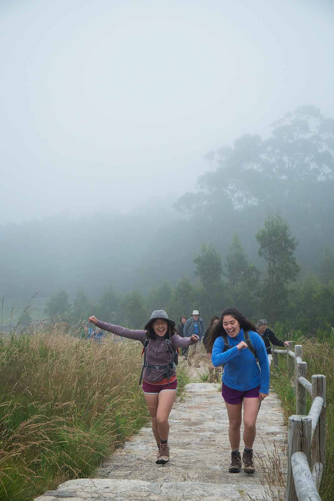 Hiking Monte Santa Tecla in the Fog, A Guarda, Spain