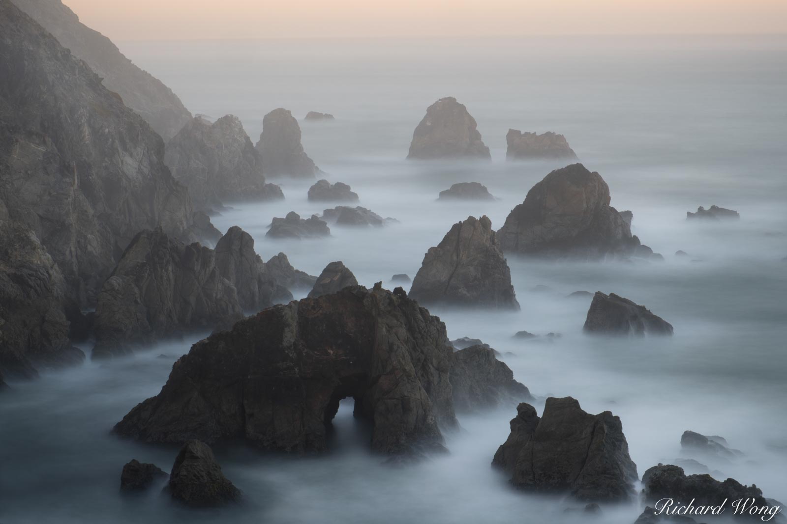 Bodega Head Sunrise Long Exposure, Sonoma Coast, California, photo