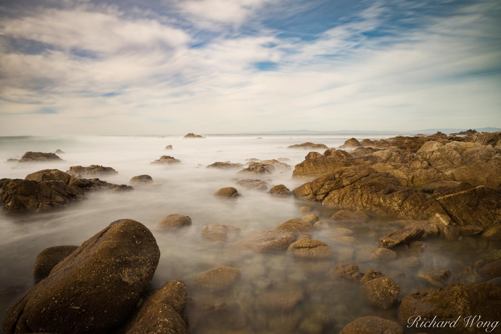 17 Mile Drive Seascape Long Exposure, Pebble Beach, California, photo