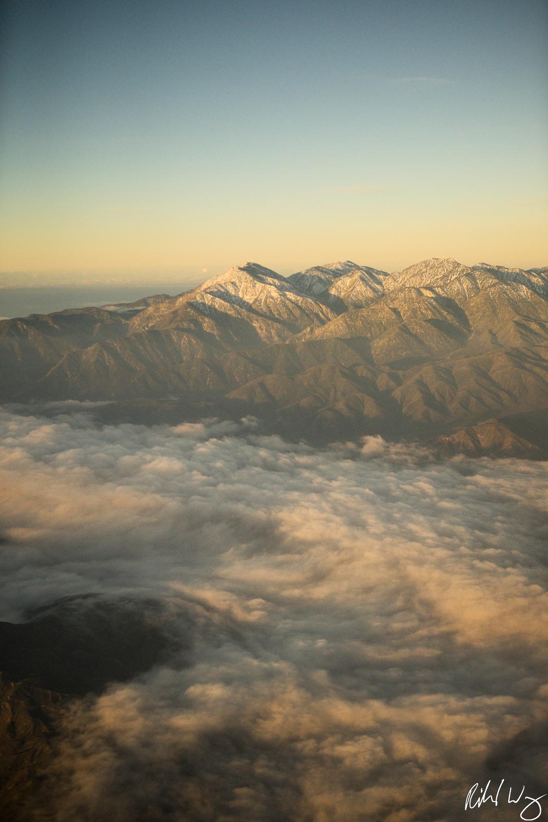 While on the 6 am Southwest flight from Oakland to Ontario, I noticed the marine layer below the mountains so I immediately got...