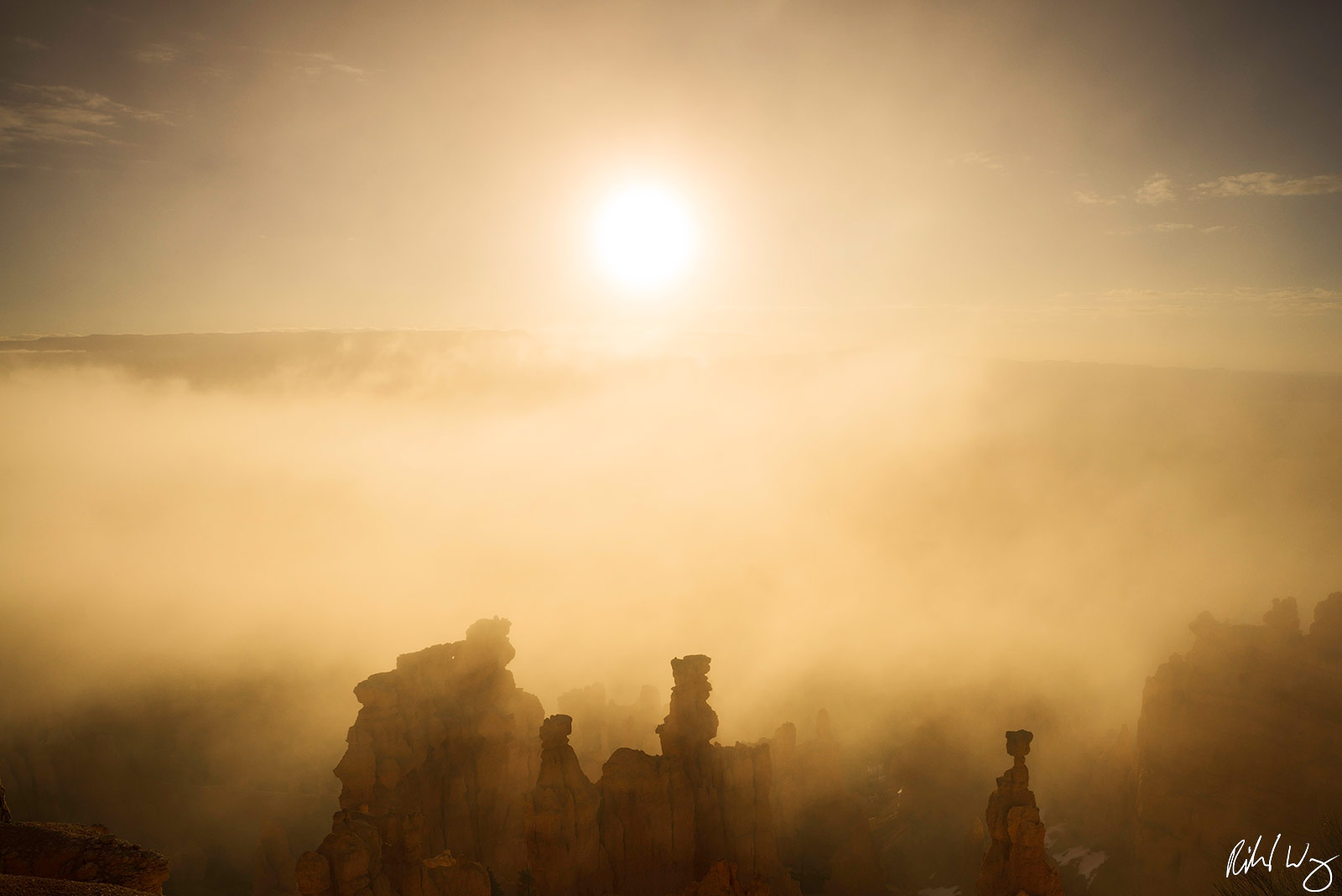 Foggy Sunrise, Bryce Canyon National Park, Utah