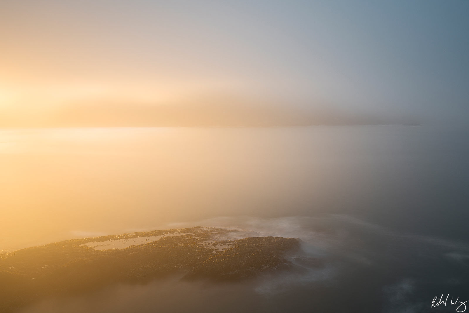 Sunrise Long Exposure, Mendocino, California, Photo