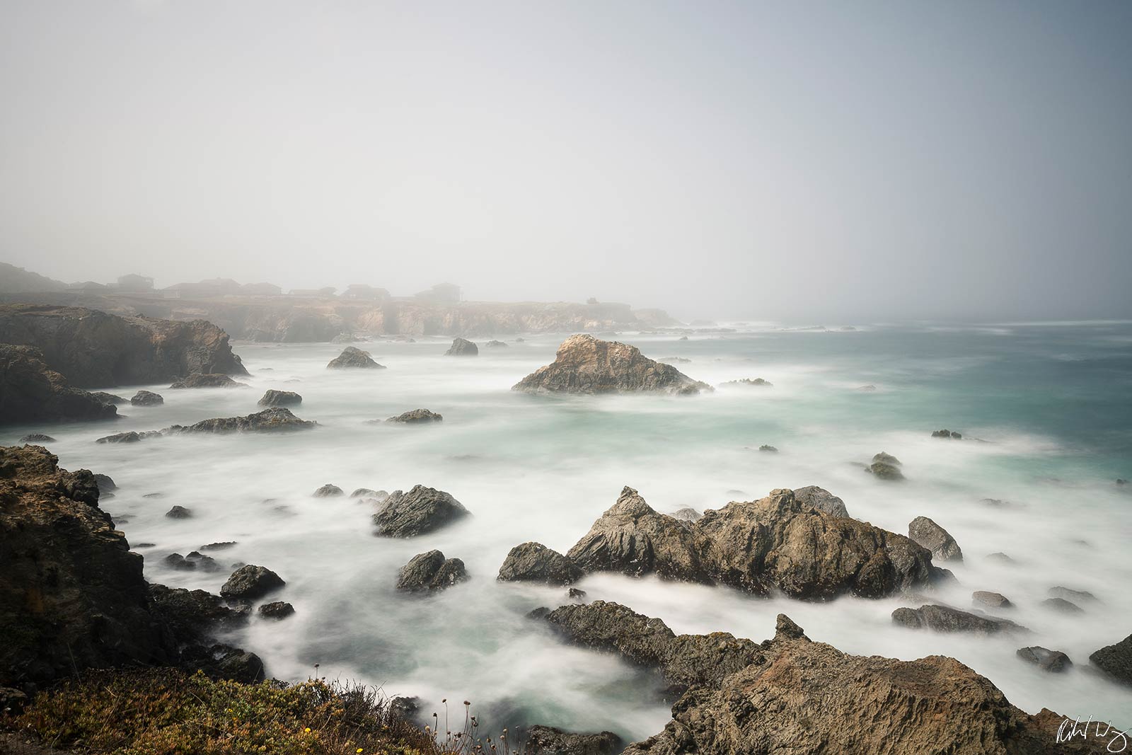 Mendocino Coast Botanical Gardens Seascape, Fort Bragg, California, Photo