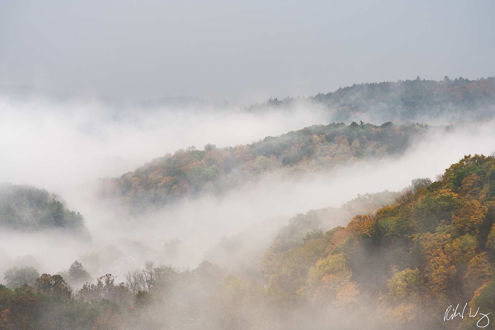 Cloudy Fall Morning, Vermont