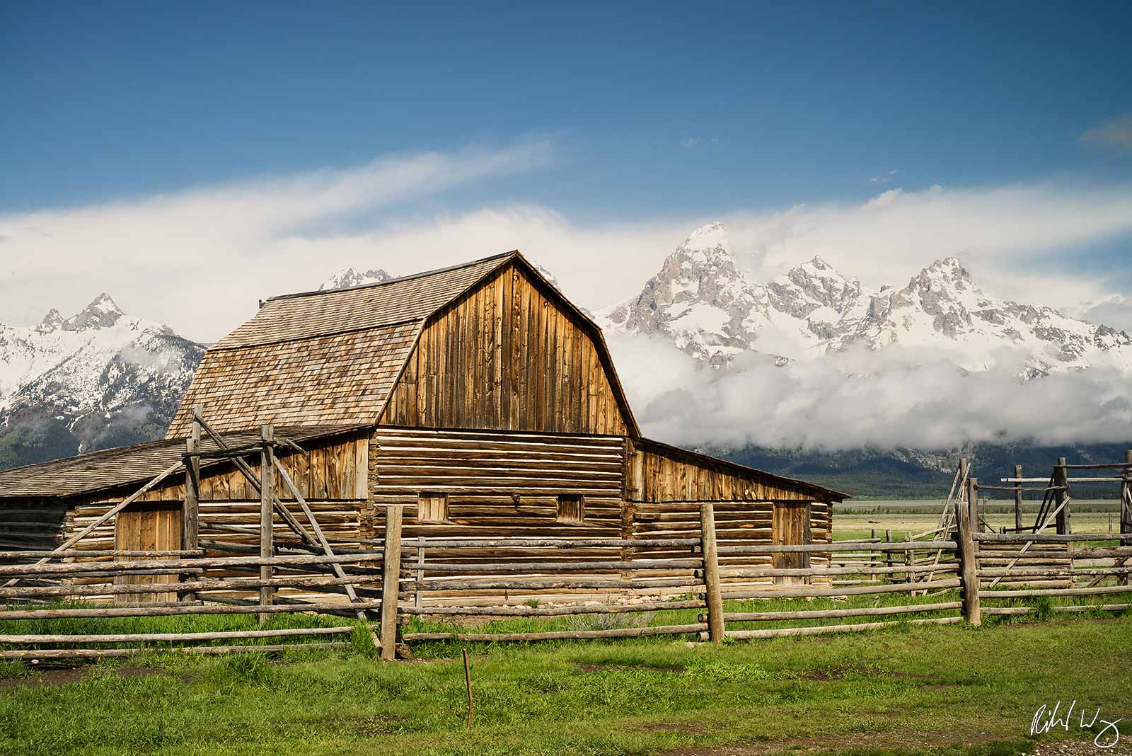 John Moulton Barn / Mormon Row, Grand Teton National Park, Wyoming