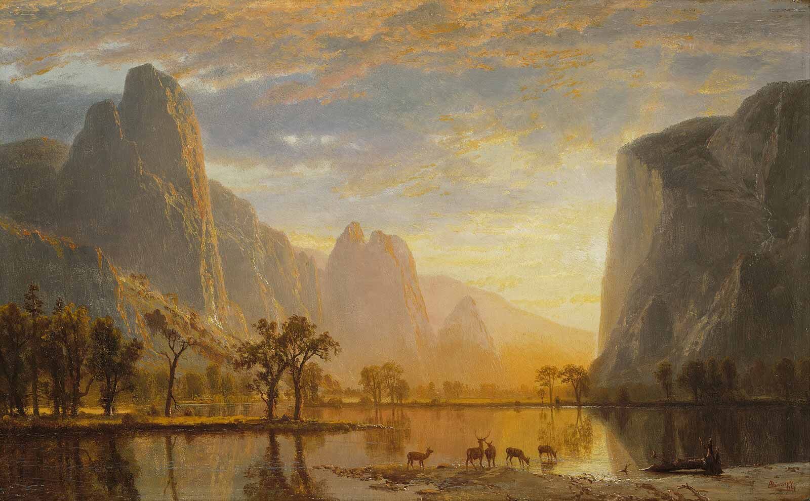 Albert Bierstadt - Valley of the Yosemite