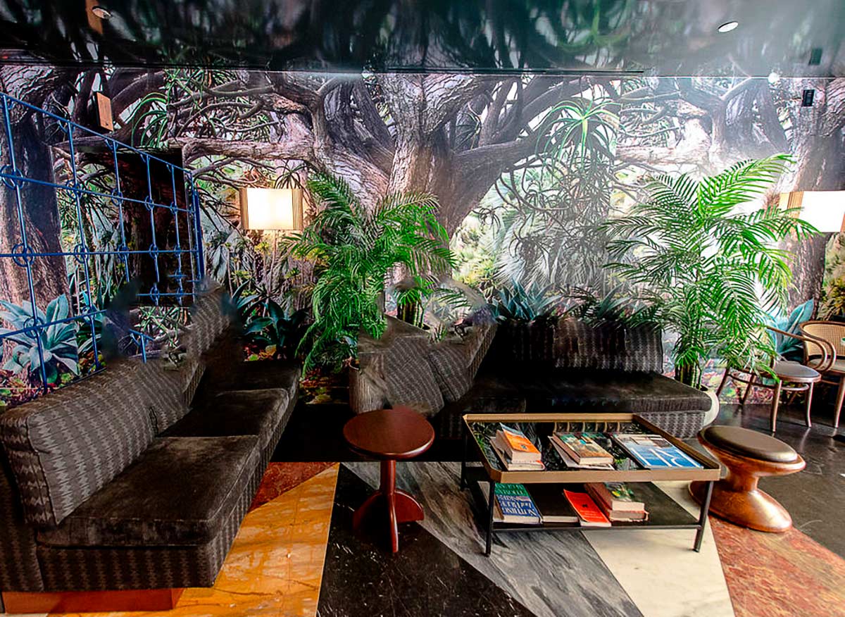 50 foot hotel wall mural, Brooklyn, New York