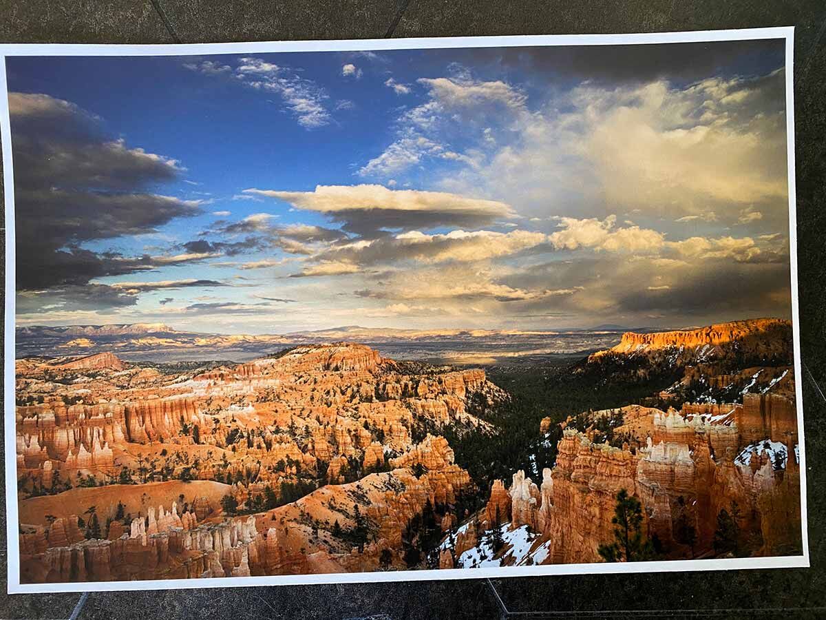 Canson Infinity Platine Fibre Rag - Sunset Point, Bryce Canyon National Park