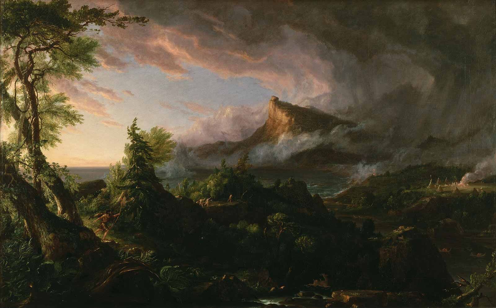 Thomas Cole - The Savage State or The Commencement of Empire